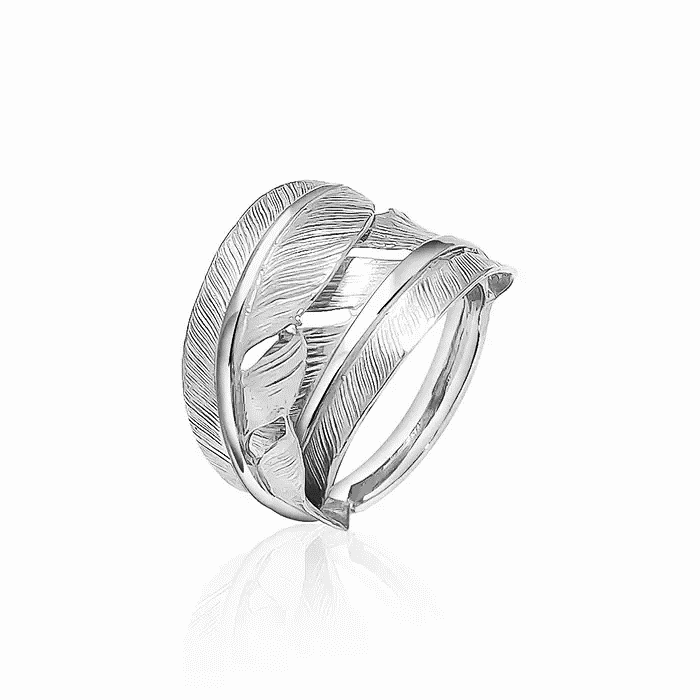 Double Feather Ring